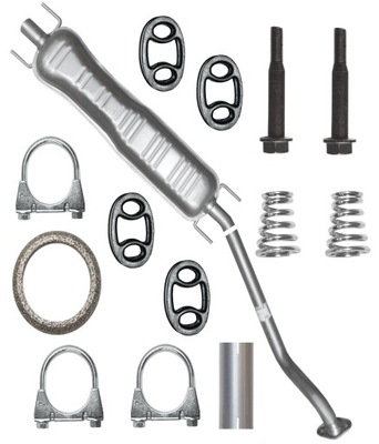 Tłumik środkowy Opel Astra G II 2 1.6 1.6 1.8 2.0