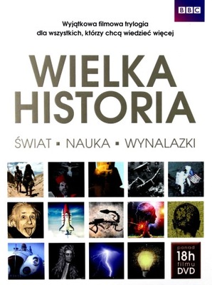 [DVD] WIELKA HISTORIA - ŚWIATA - NAUKI - WYNALAZKÓW - BOX 6 DVD (folia) BBC