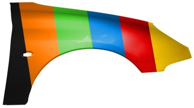 Крила лівий do peugeot 206 98-09 knf фото №1