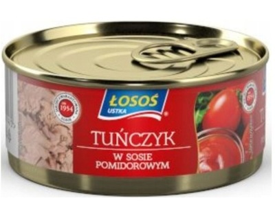 Tuńczyk w sosie pomidorowym 170g Łosoś