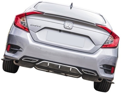 BERLINA DIFUSOR SPOILER DE PARAGOLPES HONDA CIVIC X 16+  