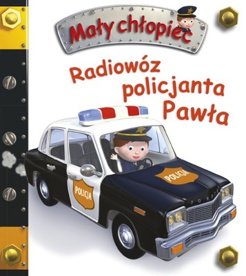 Radiowóz policyjny Pawła Mały chłopiec