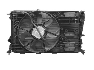 Радиатор вентилятор renault megane iv tce sce tb 16- 214102845r фото №1