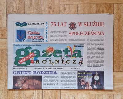 GAZETA ROLNICZA NR 1/2 1997