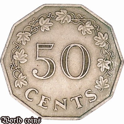 50 CENTÓW 1972 MALTA