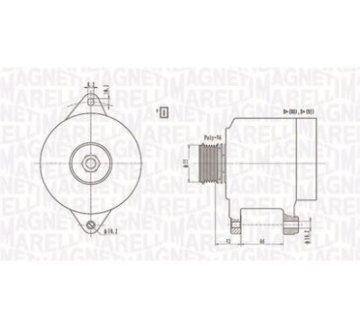 Mm генератор 12v fiat ducato/peugeot boxer фото №1