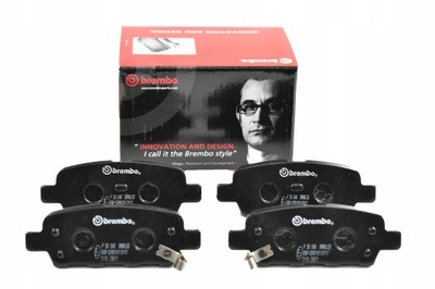 Brembo p 56 046 набор тормозных колодок тормозных, тормоза дисковые фото №1