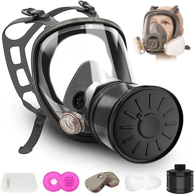 MASKA LAKIERNICZA PRZECIWGAZOWA PEŁNA LAKIERNICZA GAZOWA PRZECIW PAROWANIU