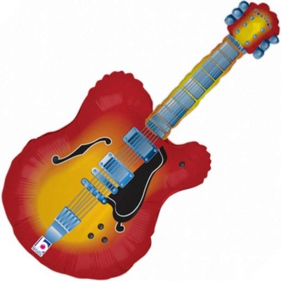 BALON gitara duża MUZYKA gitarzysta GITARY XL