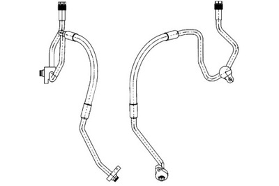 MAHLE ПАТРУБОК КОНДИЦИОНЕРА OD КОМПРЕССОРА КОНДИЦИОНЕРА DO KONDENSATORA