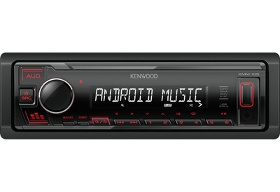 Radio Kenwood KMM-105RY czerwone MP3 USB AUX