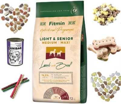 Fitmin Medium Maxi Light Senior 12kg komplet