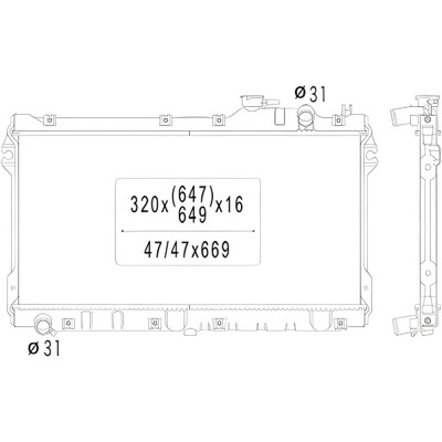 Diederichs dcm2230 радіатор, система охолодження двигуна фото №1