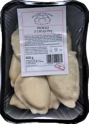 Pieruski Pierogi z cielęciną, ręcznie klejone