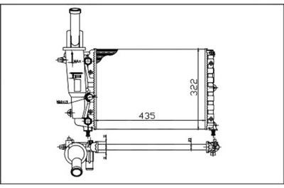 RADUADOR DEL MOTOR - SISTEMA DE REFRIGERACIÓN DEL MOTOR [DEPO  