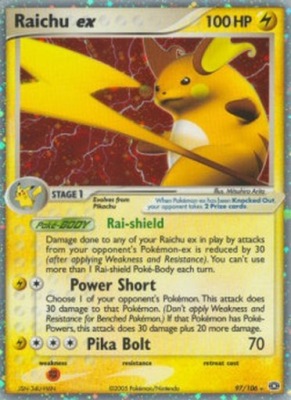 Pokemon Raichu ex