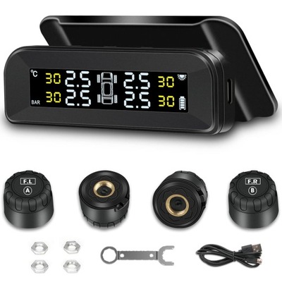 4 SENSORES DE PRESIÓN EN KOLACH NEUMÁTICOS TPMS LCD SOLAR  