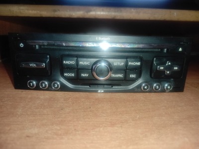 96661984xt радіо заводський peugeot 207 фото №1