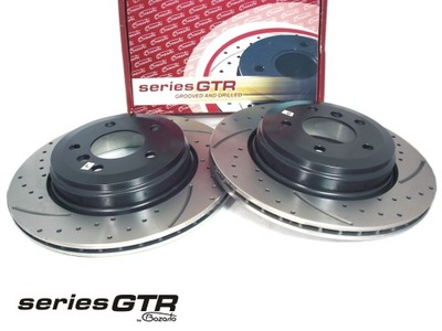 DISCOS WIERCONE BOZARTO GTR 320MM BMW E60 E61 520 530 525 E63 E64 630I PARTE TRASERA  