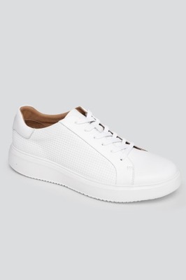 Białe skórzane sneakersy Giacomo Conti rozmiar 40