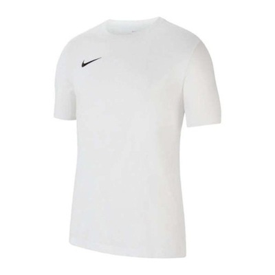 NIKE T-SHIRT KOSZULKA BAWEŁNA DRI-FIT BIAŁA - L