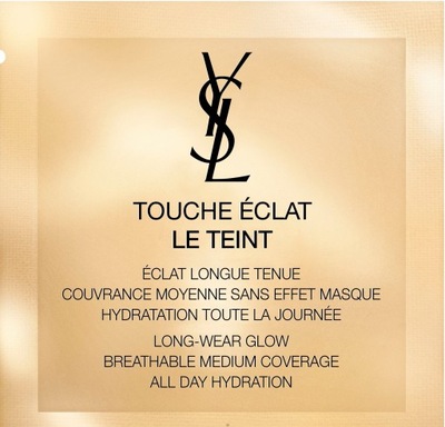 YSL Touche Eclat Le Teint Long Wear Glow 1ml B10