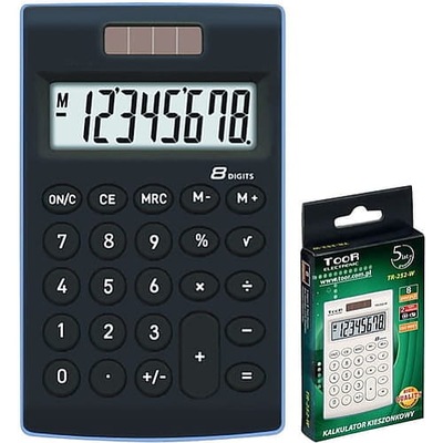 Kalkulator Toor Tr-252-K Czarny 120-1772