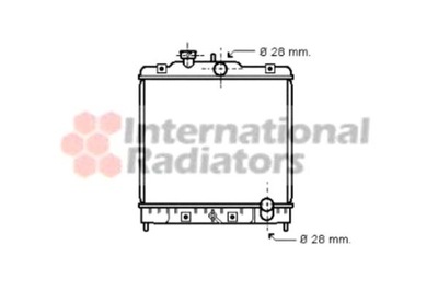 VAN WEZEL РАДИАТОР ДВИГАТЕЛЯ - СИСТЕМА ОХЛАЖДЕНИЯ SIL