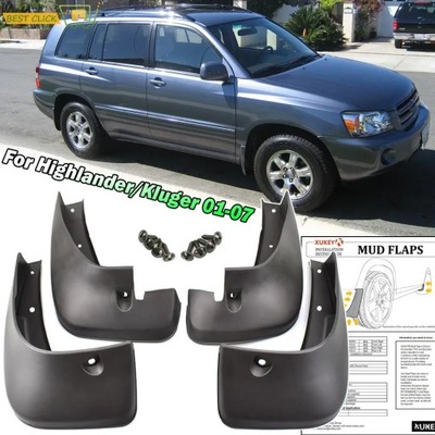 4 SZTUK/ZESTAW PARA TOYOTA HIGHLANDER KLUGER 2001 2002 2003 2004 2005~12671  