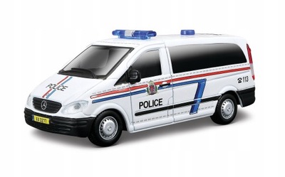 Mercedes Vito policja 1:50 model Bburago 18-32009