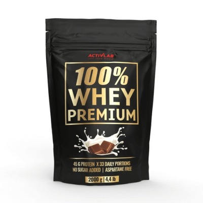 Activlab 100% Whey Premium 2000g Mleczna Czekolada