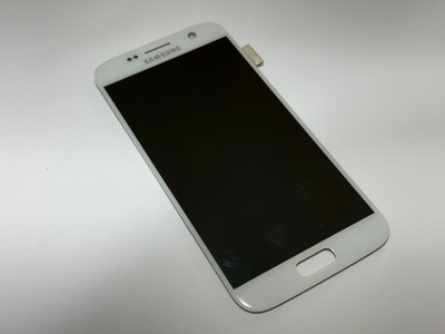 Wyświetlacz Samsung AMOLED S7 G930F SM-G930F oryginalny demontaż biały