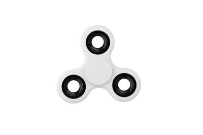 BIAŁY SPINNER METALIC FIDGET SPINNER