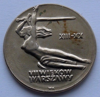 PRL - 10 zł 1965 r. - VII Wieków Warszawy - Nike - ładny stan (3)