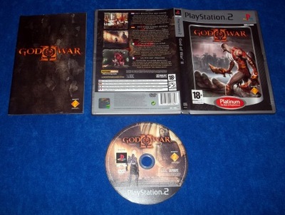 GOD OF WAR II 2 PS2 PLAYSTATION 2 KRATOS BÓG WOJNY MEGA-HIT