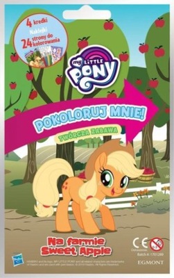 MY LITTLE PONY POKOLORUJ MNIE KREDKI NAKLEJKI