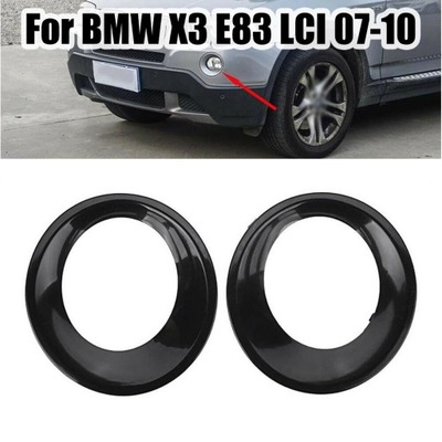 2PCS FOG LIGHT LAMP COVER TRIM PRIMED FOR BMW X3  