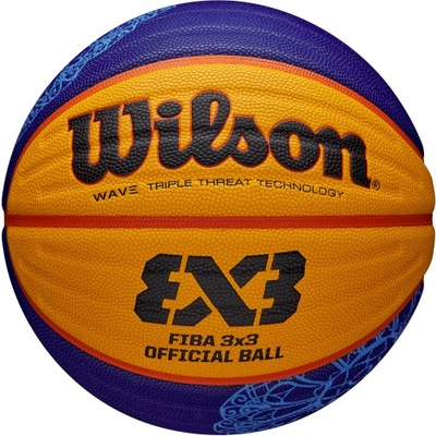 WILSON 3x3 FIBA PIŁKA DO KOSZYKÓWKI MECZOWA SKÓRA