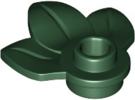 LEGO 32607 Plant Plate, Round 1 x 1 with 3 Leaves