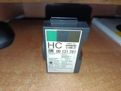 09131781 кільце імобілайзер opel astra zafira фото №1