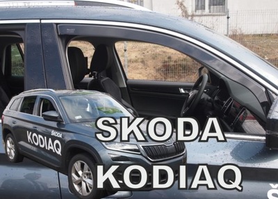 DEFLECTORES HEKO SKODA KODJAQ 5D DE 2016 2 PIEZAS  