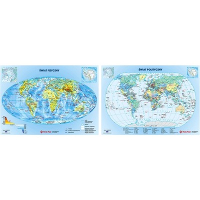 Podkład dwustronny MAPA ŚWIATA 0318-0051-99 PANTA