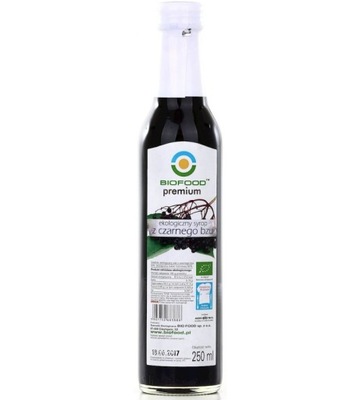 Syrop Bio Food z czarnego bzu 250ml