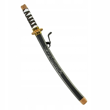 Miecz NINJA Czarny Samuraja SAMURAJ 60 cm