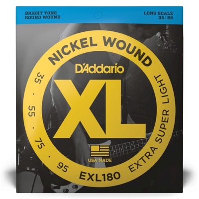 D'Addario EXL180 struny do gitary basowej 35-95