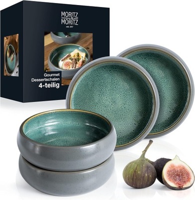 4 x MAŁA MISKA MISECZKA 300ml DO DIPÓW SOSÓW PRZYSTAWEK ZASTAWA STOŁOWA