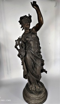 Piękna figura rzeźba Mathurin Moreau XIX wiek 71cm