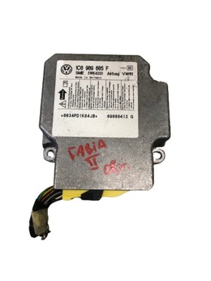 Модуль датчик подушка безопасности skoda fabia ii 1c0909605f фото №1
