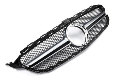 GRILL MERCEDES W205 14-18 LOOK AMG SILVER