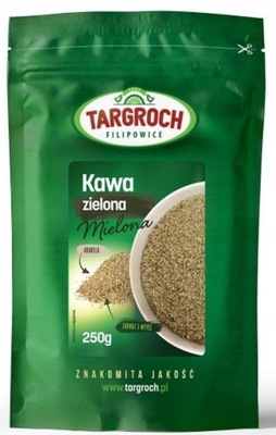 KAWA ZIELONA MIELONA 250g Targroch